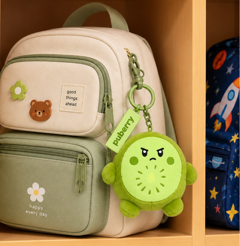 Kiwi Plushie Keychain | Κίουι – Λούτρινο Μπρελόκ