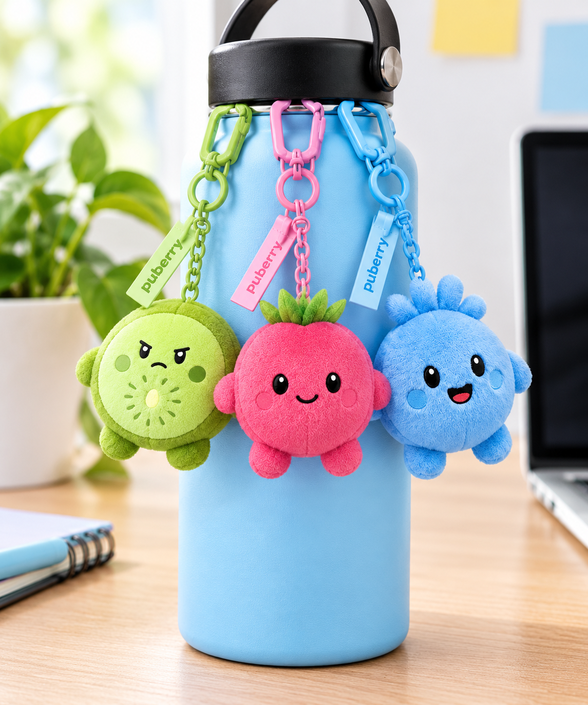 Kiwi Plushie Keychain | Κίουι – Λούτρινο Μπρελόκ